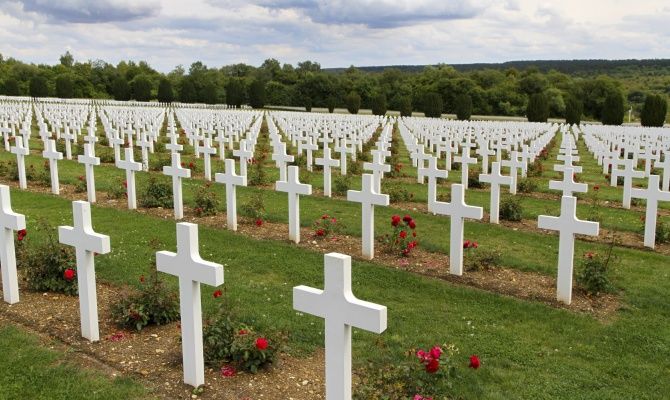 Il cimitero di guerra di Verdun