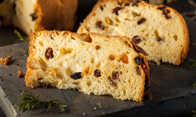 fette di panettone, dolce natalizio