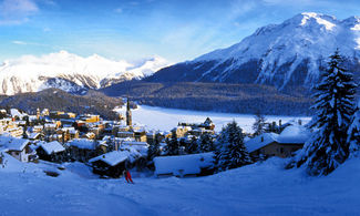 St. Moritz, con i cavalli sul lago ghiacciato 