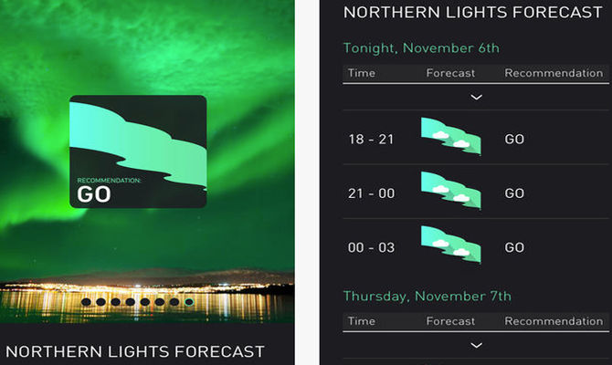 App Norway Lights