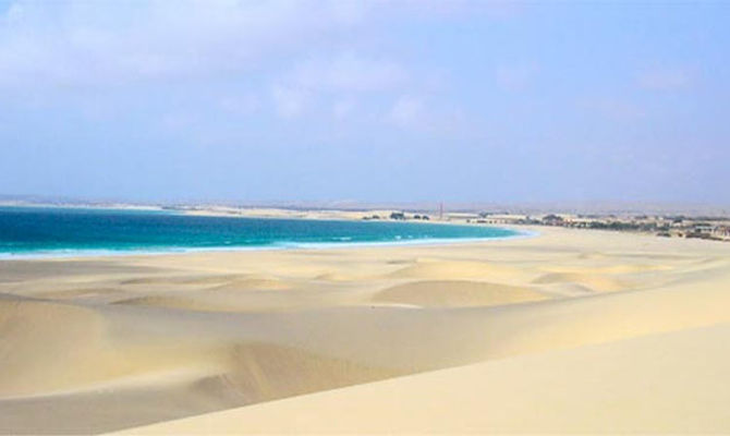 Capo Verde, spiaggia desertica Boa Vista