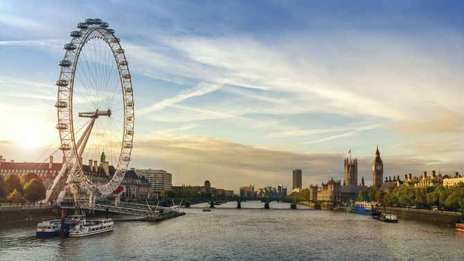 Invece della ruota panoramica London Eye...