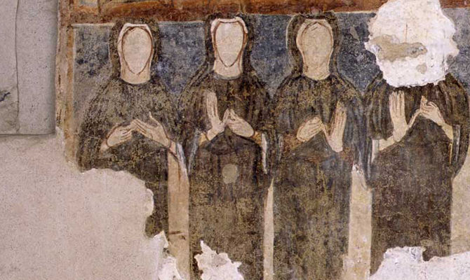 Monastero di Torba affreschi<br>