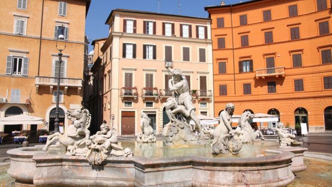 Fontana del Nettuno, Piazza Navona