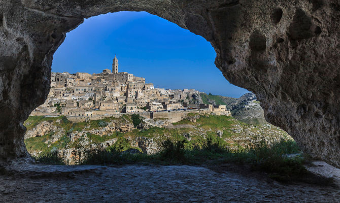 Panorama di Matera<br>
