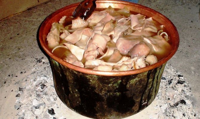 piatto tipico calabrese a base di carne di maiale