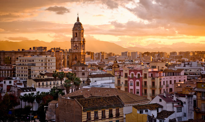 Panorama di Malaga