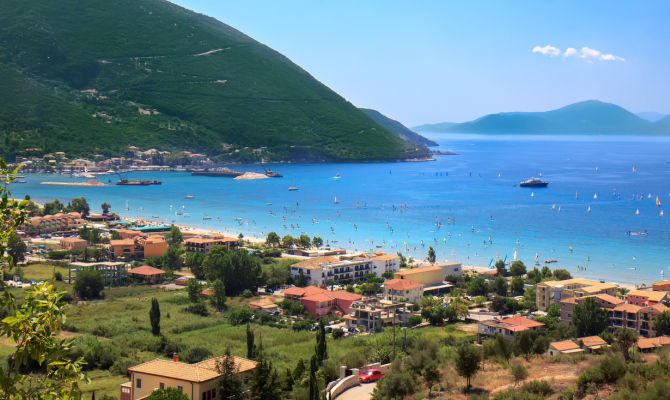 La spiaggia di Vassiliki