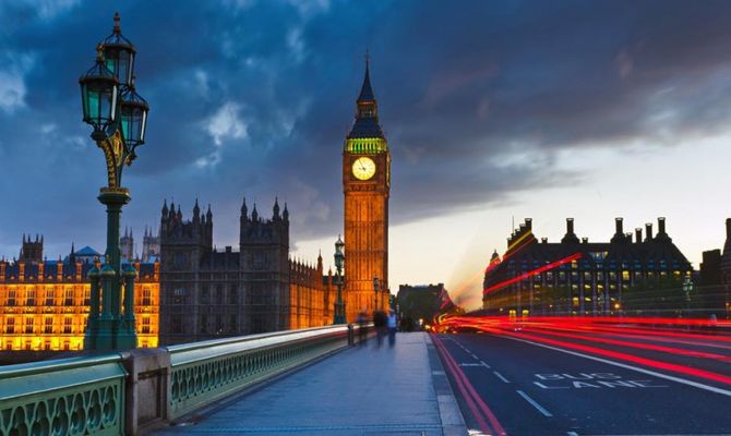 Londra notturna Big Ben