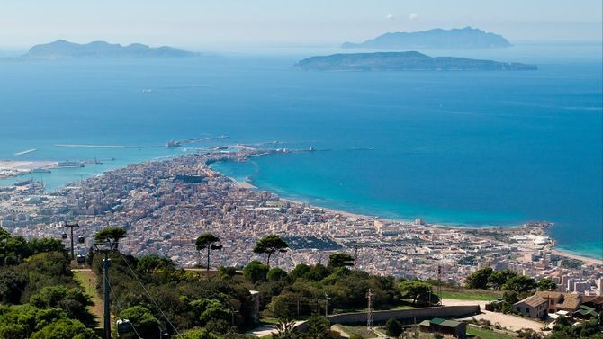 Panorama di Trapani