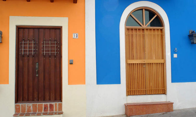 San Juan porte colorate