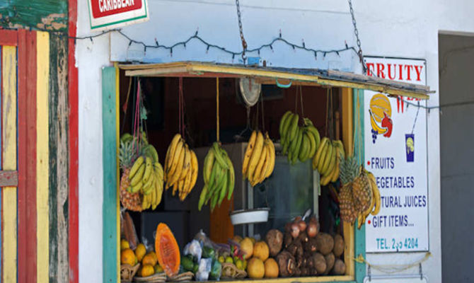 Caraibi Anguilla frutta tropicale