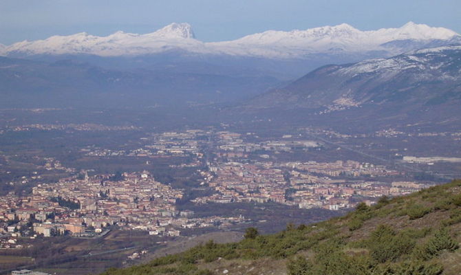 Conca Peligna Sulmona panorama