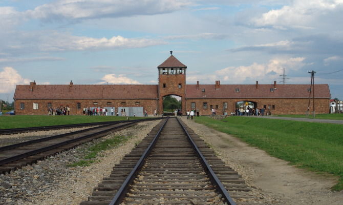 Birkenau gate