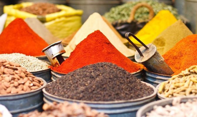 Marocco spezie mercato Fez