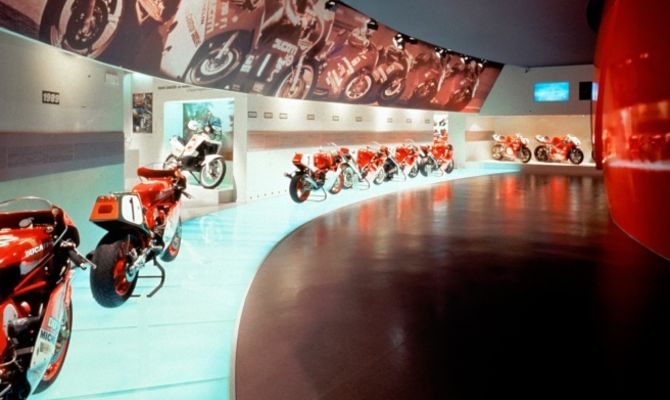 Sala del Museo Ducati