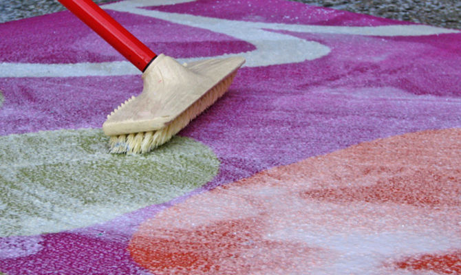 Pulizia di moquette