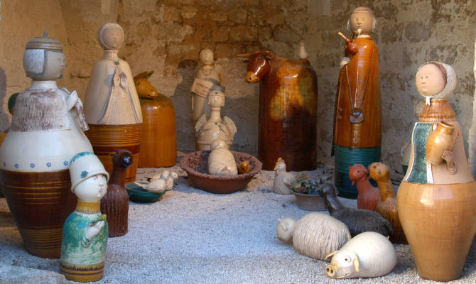 presepe ceramica grottaglie
