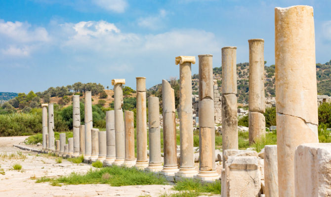 città romana in Turchia