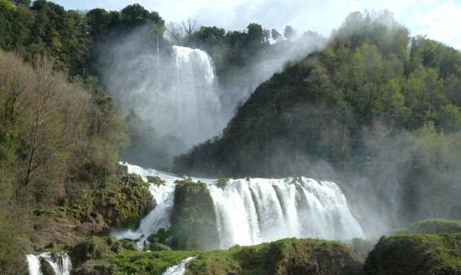 Marmore, cascata, Umbria, cascate<br>