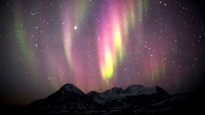 aurora boreale Spitsbergen