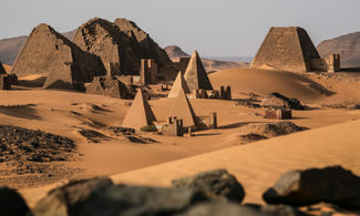 Sudan, una statua di re dall’antica Nubia