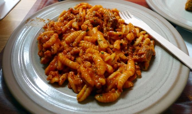 malloreddus pasta sardegna sugo