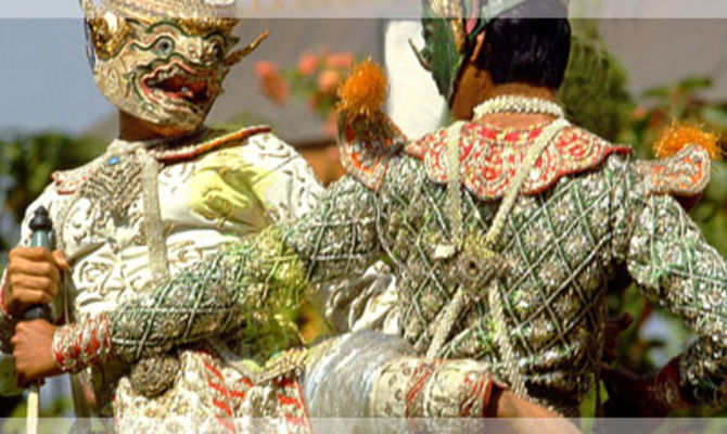Bangkok danza del demonio Thotsakan