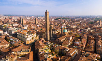 Veduta aerea di Bologna