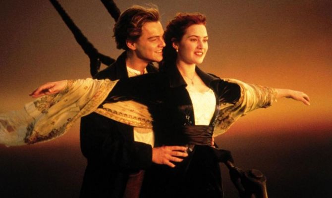 Titanic Leonardo di Caprio e Kate Winslet