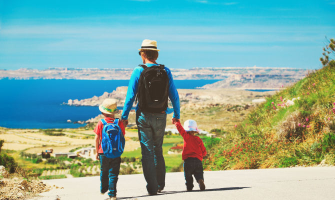 Trekking in famiglia a Malta