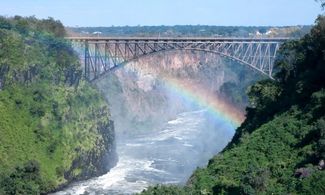Ponte sulle Cascate Vittoria a Livingstone