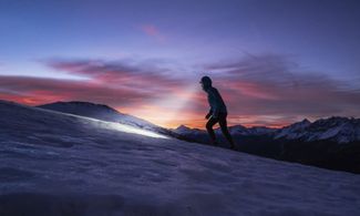 Via Lattea Trail 2015: di notte sulla neve