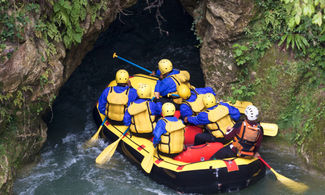 Rafting all'ombra della cascata delle Marmore