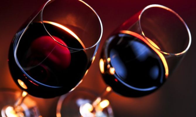 Bicchieri vino rosso