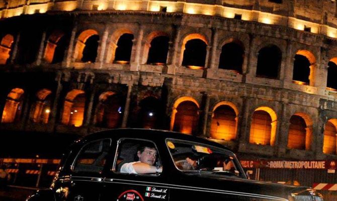 mille miglia roma colosseo