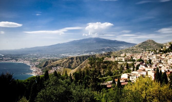 Panorama sull'Etna