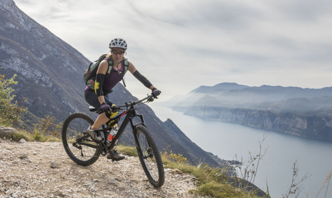 Lago di Garda in mountain bike