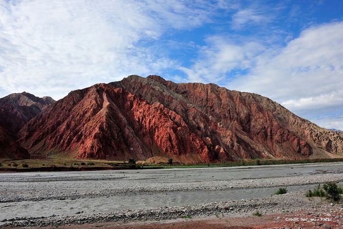 La strada del Pamir, Montagne del Pamir, Tagikistan/Kirghizistan/Afghanistan/Cina