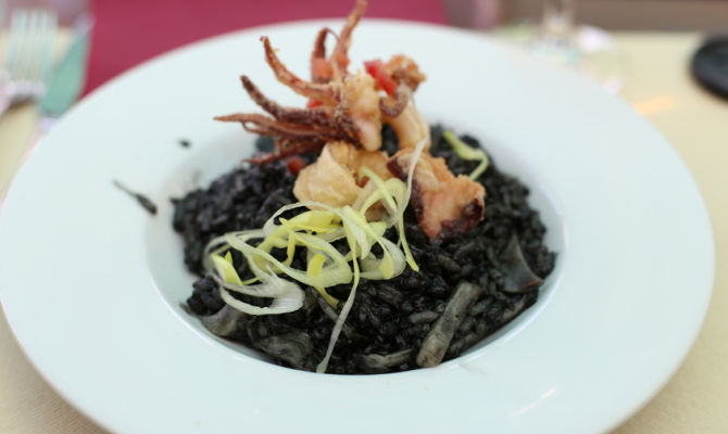 risotto al nero di seppia croato