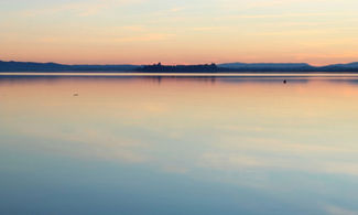 Trasimeno, Castiglione del Lago, umbria laghi, lago, tramonto<br>