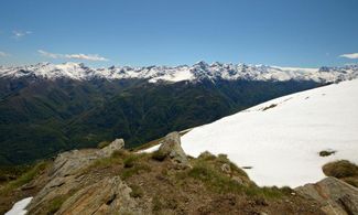 Gran Paradiso: haloterapia vista ghiacciaio