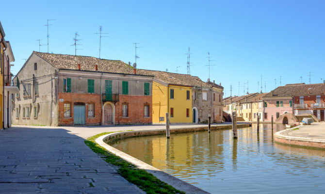 Panorama di Comacchio