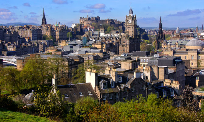 Veduta di Edimburgo