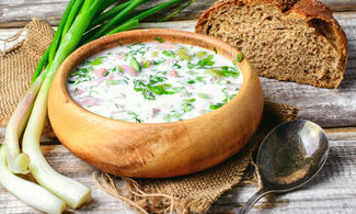 zuppa fredda a base di vegetali