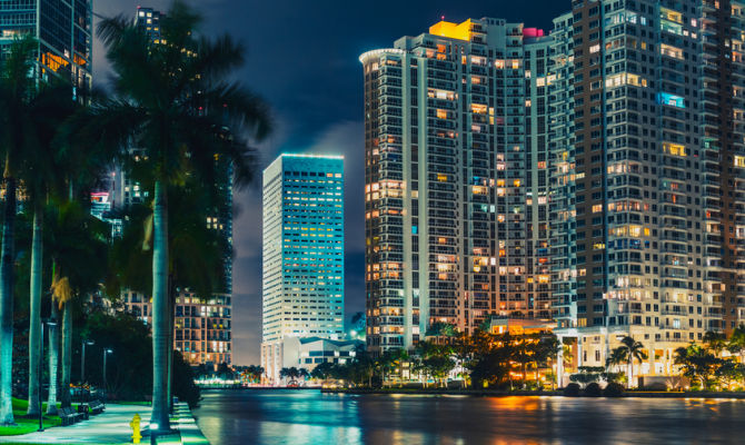 Miami vista dal fiume