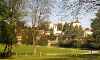 Castello di Masino, autunno in giardino al sapore di vino
