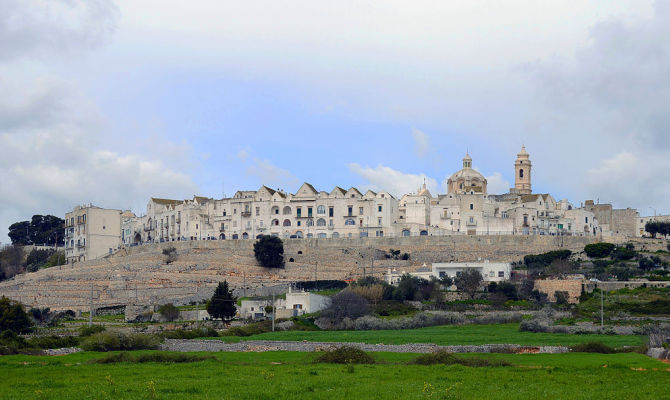 Puglia, panorama di Locorotondo