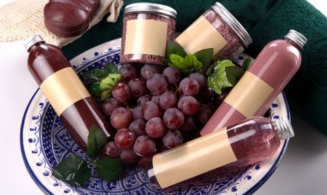 Prodotti cosmetici a base di uva