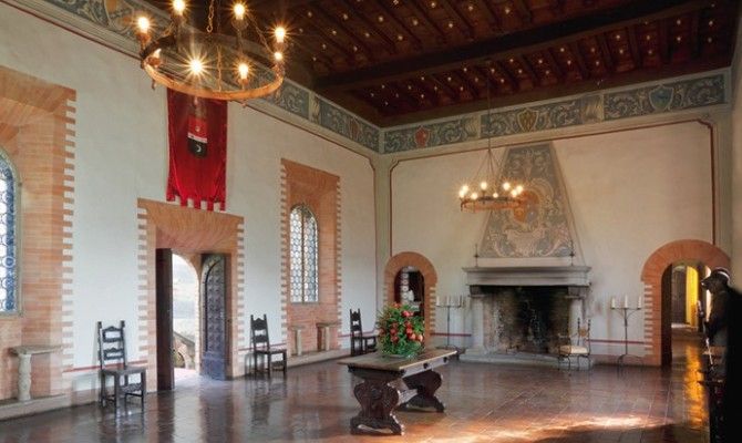 Sala nobile del castello<br>